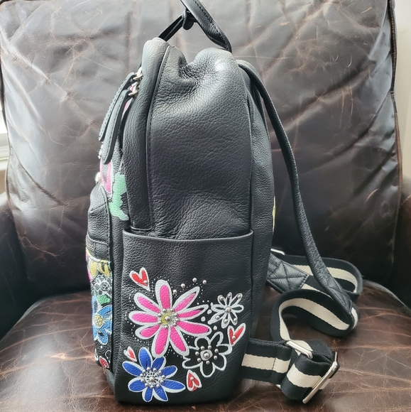 NWT Brighton Scribble Garden Love Backpack Fashionista leather main image 4